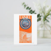 山レイニエのポスター – 乗馬 ポストカード (スタンド正面)