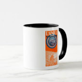 山レイニエのポスター – 乗馬 マグカップ (正面右)