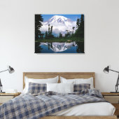 山レイニエは山のターンに関連した キャンバスプリント (インサイチュ (寝室))