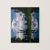 山レイニエは山のターンに関連した ジグソーパズル (縦)