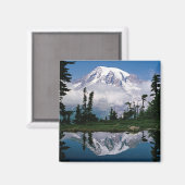 山レイニエは山のターンに関連した マグネット (正面/裏面)
