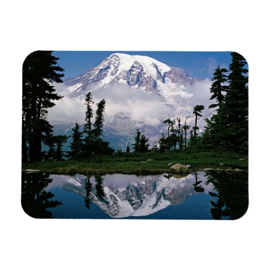 山レイニエは山のターンに関連した マグネット (横)