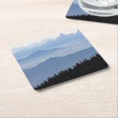 山レイニエ国立公園|カスケード山脈 スクエアペーパーコースター (アングル)