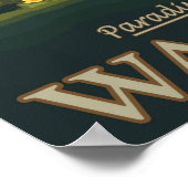 山レイニエ – パラダイスインロッジ – トラベルポスター ポスター (角)