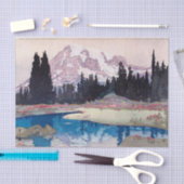 山レイニエ、吉田博、ウッドカット 薄葉紙 (クラフト)