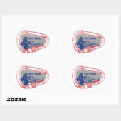 山レンモン登山カラビナー 楕円形シール (シート)