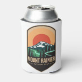 山レーニエ国立公園のエンブレムパッチロゴ 缶クーラー (缶裏面)