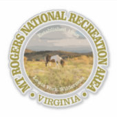 山ロジャースNRA シール (正面)