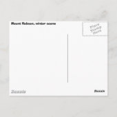 山ロブソンインウィンター ポストカード (裏面)