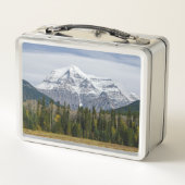 山ロブソン、カナダ風景写真 メタルランチボックス (裏面)