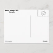 山ロブソン(カナダ) ポストカード (裏面)