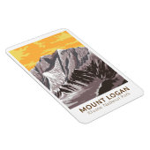 山ローガンカナダトラベルアートヴィンテージ マグネット (右側)