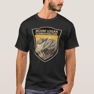山ローガンカナダトラベルアートヴィンテージ Tシャツ