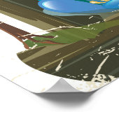 山ローガン，ユーコン，カナダ ポスター (角)