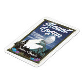 山ローガン，ユーコン，カナダ マグネット (左側)