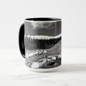 山ワウンベク駅からワシントンCOG鉄道 マグカップ (正面左)