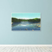 山ワシントンとサコの見解 キャンバスプリント (インサイチュ (ウッドフロア))