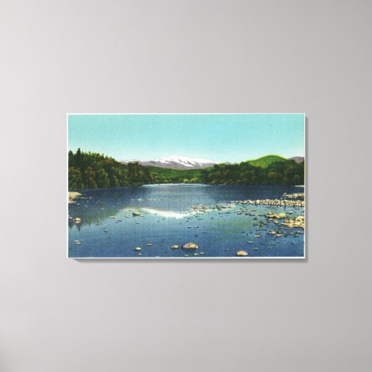 山ワシントンとサコの見解 キャンバスプリント (正面)