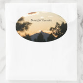 山ワシントンアットサンセット 楕円形シール (バッグ)