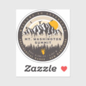 山ワシントンニューハンプシャーサミットハイキングキャンプ シール (シート)