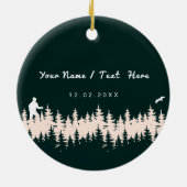 山ワシントンニューハンプシャーハイキングお土産 セラミックオーナメント (裏面)