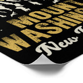 山ワシントンニューハンプシャーポスター ポスター (角)