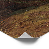 山ワシントンニューハンプシャー絵画ヴィンテージ ポスター (角)