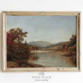 山ワシントンニューハンプシャー絵画ヴィンテージ ポスター