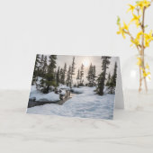 山ワシントンブリティッシュコロンビア カード (黄色い花)