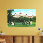 山ワシントンホテルビューオブゴルフギャラリー キャンバスプリント (インサイチュ (リビング))