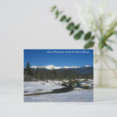 山ワシントン大統領のと冬の範囲 ポストカード (スタンド正面)