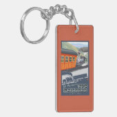 山ワシントン州のHampshireCogの新しい鉄道 キーホルダー (正面左)