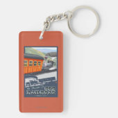 山ワシントン州のHampshireCogの新しい鉄道 キーホルダー (裏面)