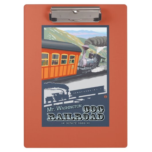 山ワシントン州のHampshireCogの新しい鉄道 クリップボード (正面)