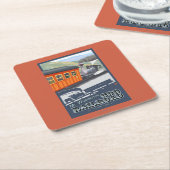 山ワシントン州のHampshireCogの新しい鉄道 スクエアペーパーコースター (アングル)