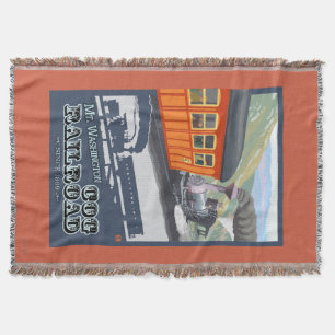 山ワシントン州のHampshireCogの新しい鉄道 スローブランケット