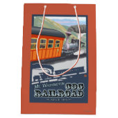 山ワシントン州のHampshireCogの新しい鉄道 ミディアムペーパーバッグ (裏面)