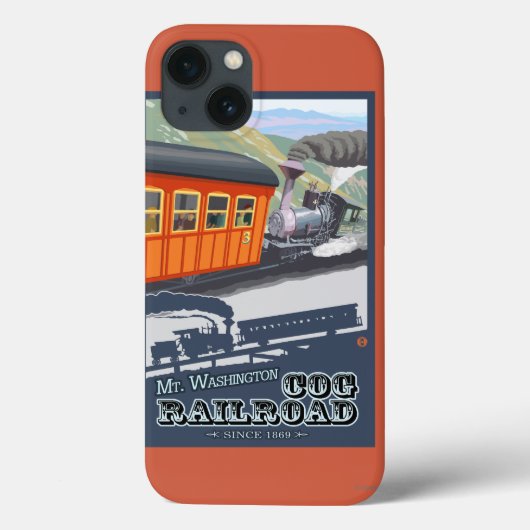 山ワシントン州のHampshireCogの新しい鉄道 Case-Mate iPhoneケース (裏面)