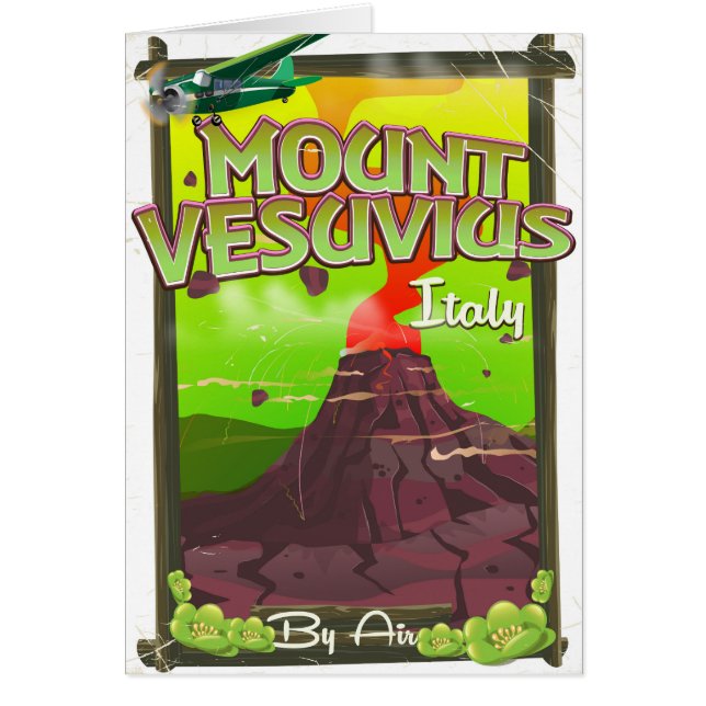山ヴェスビイタリアンウス風刺火山 (正面)
