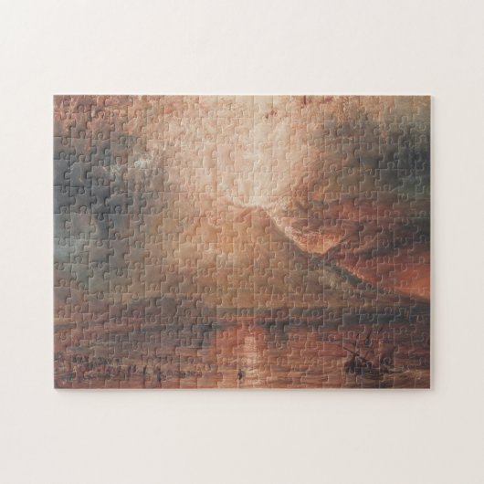 山ヴェスビウス噴火ナポリItaly J. Turner ジグソーパズル (横)