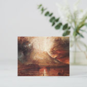 山ヴェスビウス噴火J.M.W.ターナー ポストカード (スタンド正面)