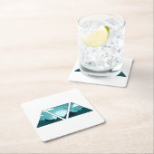 山三角形 スクエアペーパーコースター (インサイチュ)