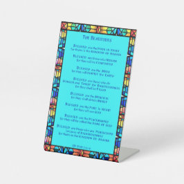 山上のイエスの説教から出るバラエティ 台座サイン