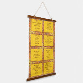 山上のイエスの説教から出るバラエティ 吊り下げ型タペストリー (傾斜あり)