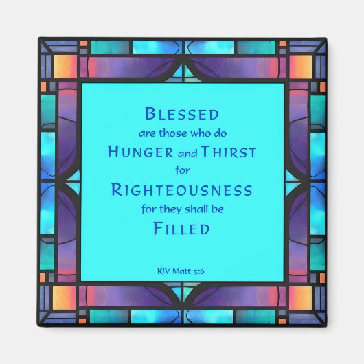 山上のイエスの説教から第四の福音 マグネット (正面)