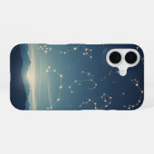 山上のヴィンテージな星座 iPhone 16ケース (裏面横)