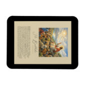 山上の垂訓の福 マタイによる福音書 5:3–12 マグネット (横)
