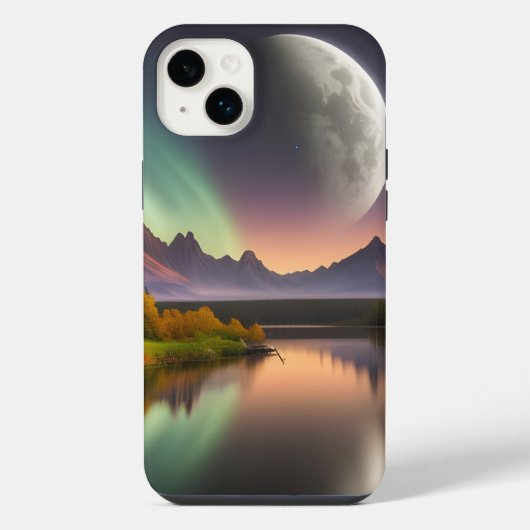 山上の月 iPhoneケース (裏面)