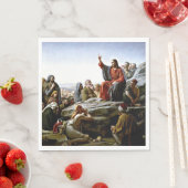 山上の説教 – カール絵画ブロッホの スタンダードランチョンナプキン (インサイチュ)