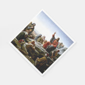 山上の説教 – カール絵画ブロッホの スタンダードランチョンナプキン (角)